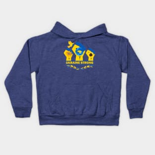 Ukraine strong Kids Hoodie